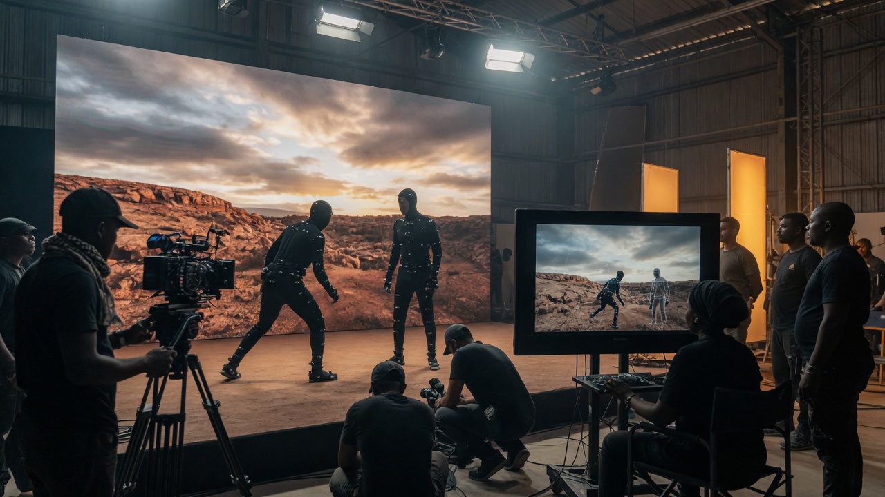 Behind the scenes on an LED volume real-time production stage — 7