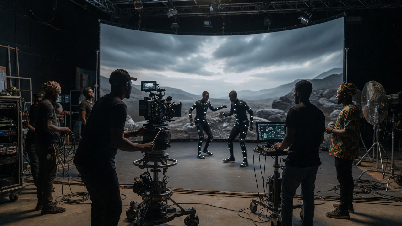 Behind the scenes on an LED volume real-time production stage — 6