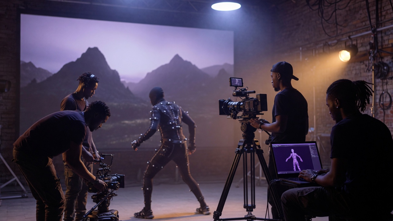 Behind the scenes on an LED volume real-time production stage — 1