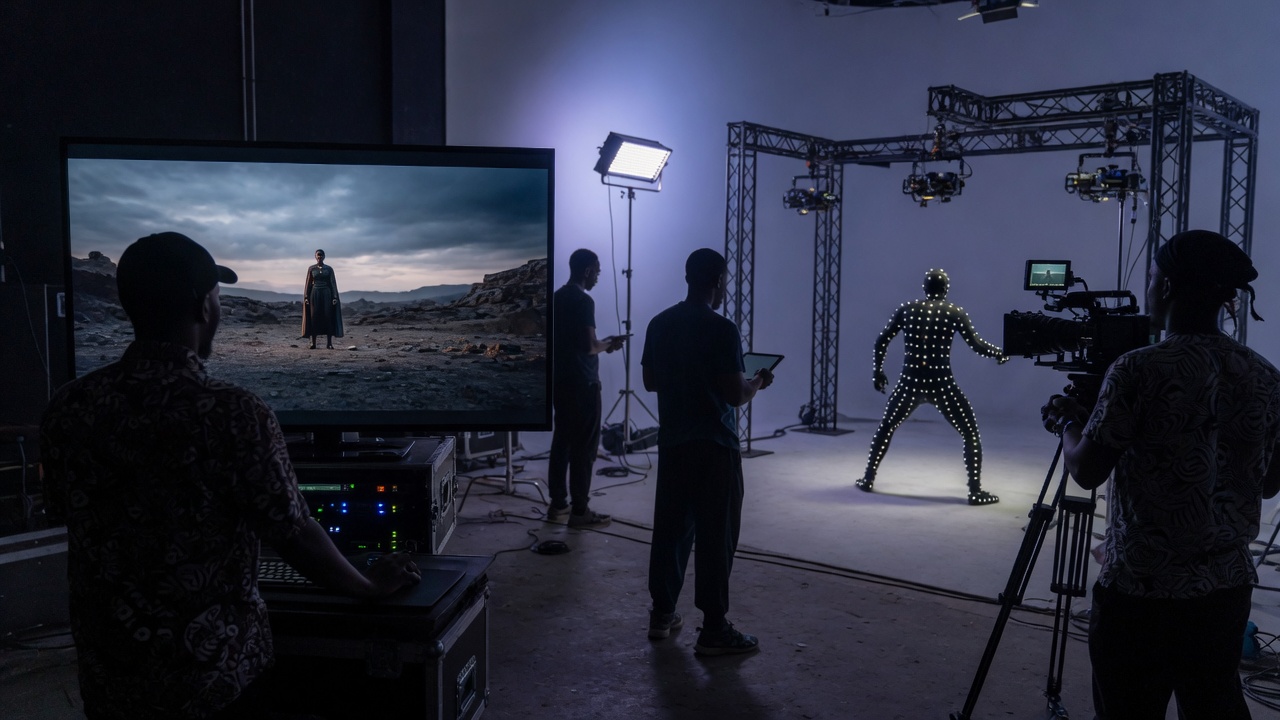 Behind the scenes on an LED volume real-time production stage — 5